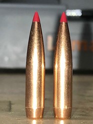 6.5mm Hornady 147 Grain ELD Match bullets inserted and extracted from Norma 260 Rem casings directly from packaging.