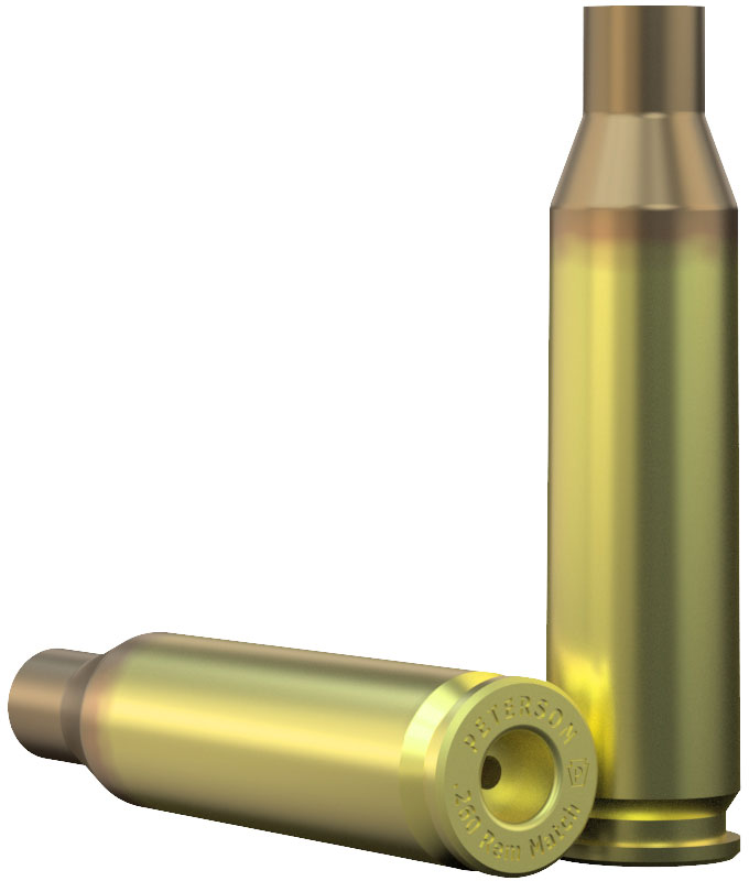 .260 Rem Brass Rifle Casing