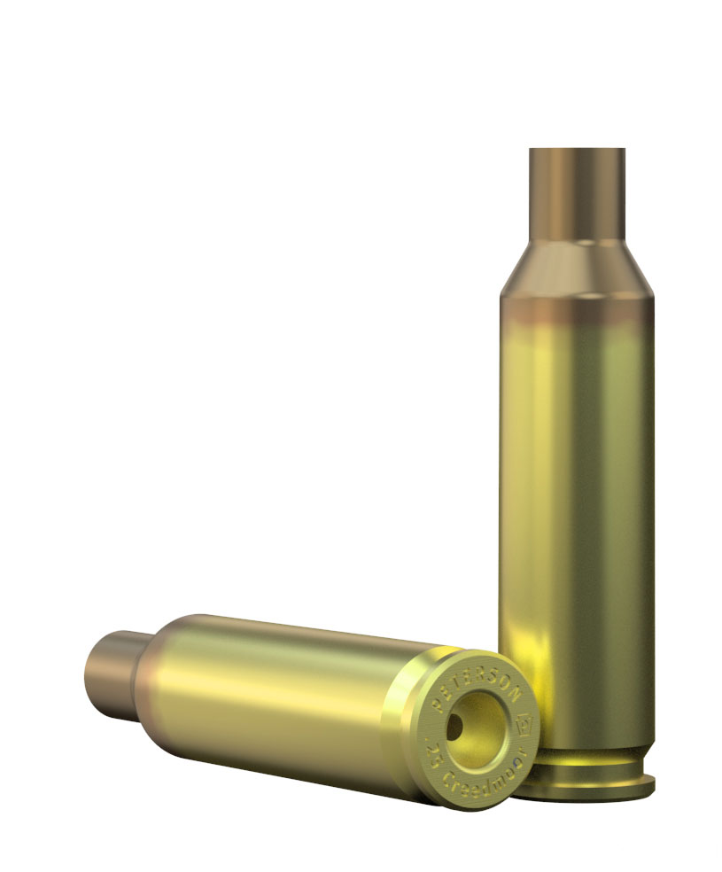 .25 Creedmoor Brass Rifle Casing